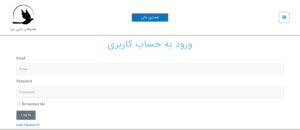 Original user sign-up interface